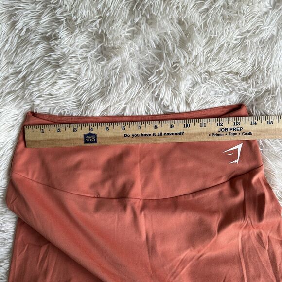 Gymshark Red Orange Coral Training Leggings High Rise Women's XXL - Picture 3 of 5